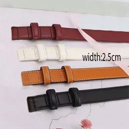 Belts Classic Belt Luxury Designer High Quality Genuine Leather Women For Dress As Gift Width 2.5cm