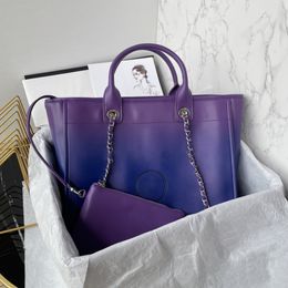Designer Bag Large Shopping Bag 41CM Tote Bag Designers Woman 10A Mirror Quality Calfskin Shoulder Designer Bag With Box C179