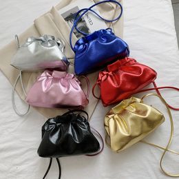 Solid Color Stylish Bags For Women Versatile Soft Face Designer Women Bag Fashionable Candy Colored Drawstring Fashion Women Bag FMT-4316