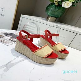 Womens Size Sandals Shoes Casual Wedges Platform High Heel Summer Thick Bottom Beach Style 2024