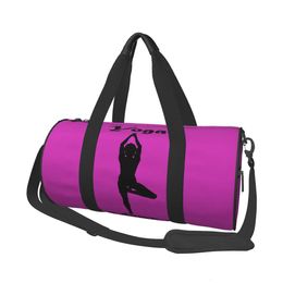 Gym Bag Yoga Fitness Sports Bag with Shoes Modern Style Men Weekend Printed Handbag Novelty Training Fitness Bag 240108