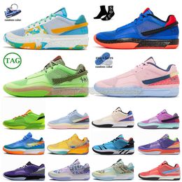 Ja 1 Eybl Halloween Mens Basketball Shoes Ja1 Scratch Christmas Midnight Guava Ice Barckyard BBQ Trivia Day One Hunger J1 Men Women Trainers Sneakers Sports