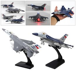 1 641 100 Scale F-16J15 Aeroplane Plane Model Diecast Alloy Aeroplane Aircraft Model for Kids Adults--About 22x15x6cm 240108