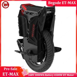 Begode ET Max 168V 3000Wh 4000W HT Motor Smart BMS 48MOS Motherboard Begode ET Max Electric Unicycle