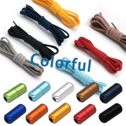 100cm Elastic Shoe Laces Semicircle No Tie Shoelaces for Kids and Adult Shoelace for Sneakers Quick Lazy Laces Colourful Capsule Buckle