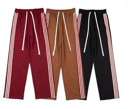Men's Pants Men Women Universal Striped Retro Casual Sports Sweatpants Quality Multicolor Comfortable Breathable Trousers