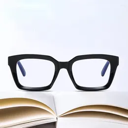 Sunglasses 1PC Unisex Oversized Square Reading Glasses Men Women Portable Large Frame Anti Blue Light Presbyopia Eyeglass
