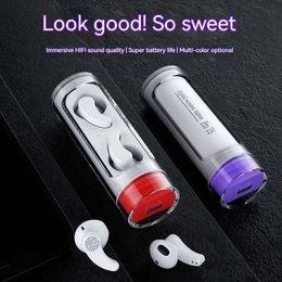TWS 5.3 PRO T6 Earbuds Rotating Spacecraft Transparent Bluetooth Earphones Wireless Bluetooth headset Music Player