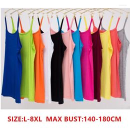 Women's Tanks Women Tank Top Summer White Sexy Girl 7XL 8XL Black Tee Shirt Femme Plus Size 4XL 5XL 6XL Tops Modal Underwear Mujer Camis