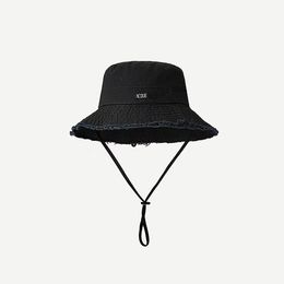 Bucket hat designer bucket hat Luxury hat women fisherman Hat Large Brim Sun Hat Multiple Colours with Adjustable Drawstring