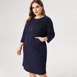 Sweatshirts 2022 Spring Plus Size Sweater Dress Woman Party Night Ladies Elegant Midi Dresses 4xl 5xl 6xl