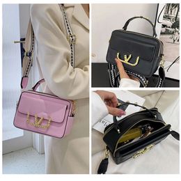 Small Square 2024 Women's Handbag New Camera Bag High Grade, Riveted, Fashionable Handheld One Shoulder Crossbody Bag