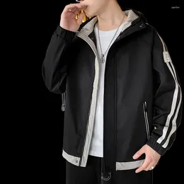 Men's Jackets Hooded Tops Autumn And Winter Trend Simple Casual For Middle-aged Young People