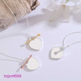 Bbuj Designer Tiffanyset Pendant Necklaces t Jia Di Jia Necklace Boutique Jewellery Necklace Valentines Day Gift Love Pendant Heart Shaped Heart Card Jewellery Ad