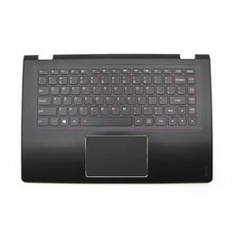 5CB0K61169 5CB0K61126 New Palmrest Upper Case Top Cover C-cover with Keyboard for ideapad Yoga 700-14ISK 80QD Laptop