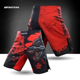 Fight Match MMA Combat Sport Shorts Fast Dry Wear Resistant Training Fiess Running Thai Boxing Invincible Men and Women Gym