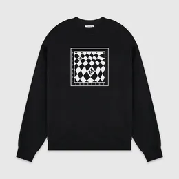 Men's Hoodies MMsix Men Sweatshirts Checkerboard Number Women Round Collar Gym Jogging Pullovers Korean Reviews Many Clothes Clothing