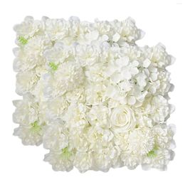 Decorative Flowers Practical Weddings Parties Po Areas Artific Flower Wall Panels Light Pink Red Silk White Indoor And Outdoor Use