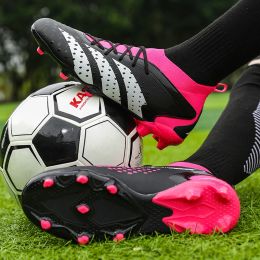 New Fashionable Men Football Boots FG/TF Professional Game Lightweight Futsal Cleats Soccer Shoes Turf Sneakers