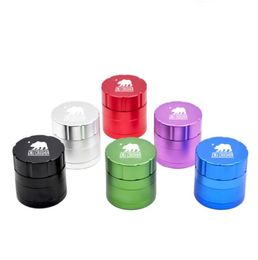 Metal Tobacco Smoking Herb Grinder 4 Layers Raw Grinders Smoke Accessories In Retail Pack Diameter 53mm HH713994094287