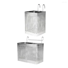 Kitchen Storage 2 Pcs Chopstick Drying Rack Holder Stainless Steel Chopsticks Tableware Silverware