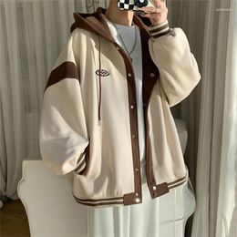 Men's Hoodies Male Spring And Autumn Hooded Sweatshirt Hip Hop Hoodie Y2k Loose Sweater Men Luxury Clothes Street Wear Hipster Windbreaker