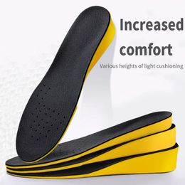 Height Increase Insoles for Women Men Deodorizing Breathable Orthopedic Shock Absorption Pads 240108