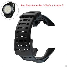 Watch Band Accessories Rubber Wristband Strap For Ambit 2 Buckle Bracelet adjustable 240106