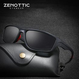 Sunglasses Zenottic Sport Polarised Sunglasses Men Rectangle Driving Outdoor Sun Glasses Uv 400 Hd Goggles Yellow Lens Night Vision Eyewear