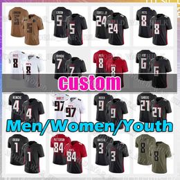 Kyle Pitts Football Jersey Bijan Robinson Jessie Bates III Cordarrelle Patterson Drake London Tyler Allgeier Younghoe Koo A.J. Terrell Jr Desmond Ridder Michael Vick