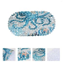 Bath Mats Bathtub Mat With Suction Cup Non-slip Waterproof Kitchen For Floor Foot Pad