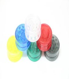 Smoking Accessories 3 Layers 40mm Plastic Grinders Spice Mill Crusher Magnent Dry Herbs Cigarette Colorful Retail Box CCE39999307016