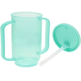 Water Bottles Elderly Cup Straws Dedicated Liquid Feeding Bedridden Patient Plastic Cups Clear