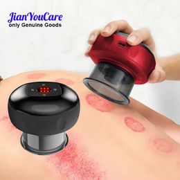 JianYouCare Chinese Electric Vacuum Cupping Therapy Body Scraping Massage jars guasha Relieve professional Suction Cups 240106