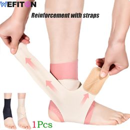 1Pcs Ankle Support Compression Ankle Brace for Men WomenElastic Sprain Foot Sleeve for Sports ProtectArthritisSprained Ankles 240108