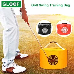 Golf Impact Power Smash Bag Hitting Bag Swing Training Aids Impact Swing Trainer Golf Swing Training Bag 240108