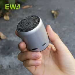 Speakers Ewa Mini Bluetooth Speaker True Wireless Stereo Tws Enhance Bass Radiator Bluetooth 5.0 A107 Metal Covering Portable Speakers