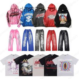 Hell Star Designer Hoodie Hellstar Men Pullover Bet Graphic Print Pink Red Oversized Hooded Hellstar Women Harajuku Gothic Tops Streetpant Vintage Hi 9NAP