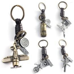 Keychains Classical Keys Chain Gifts Mens Husband Boyfriend Charms Motorcycle Bicycle Car Aircraft Pendant Key Ring