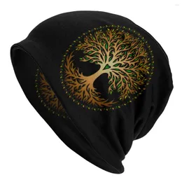 Berets Yggdrasil Tree Of Life Bonnet Hat Casual Ski Skullies Beanies Hats For Men Women Knitting Summer Head Wrap Caps