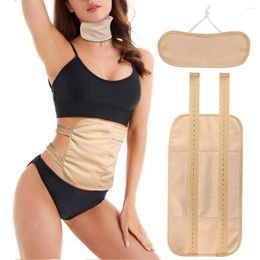 Waist Support Cloth Reusable Castor Oil Pack Wrapping Kit For Maintaining Body Health Maintain White With Bag