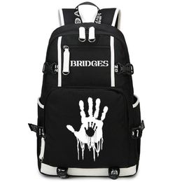 Death Stranding backpack Sam Porter Bridges daypack school bag Game packsack Print rucksack Casual schoolbag Computer day pack