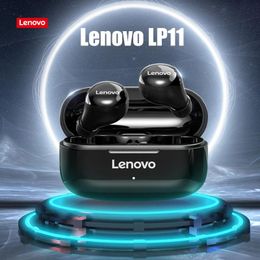 Earphones Lenovo LP11 Bluetooth Wireless Earphones Sport Earbuds Waterproof Headphones With Microphone Earpieces HIFI Music TWS Headset