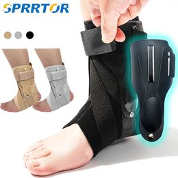 1Pc Sports Compression Ankle Support Brace Ankle Stabiliser Tendon Pain Relief Strap Foot Sprain Injury Wraps Basketball Running 240108