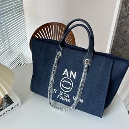 Designer Luxury Bag sandbeach Brand Women Handbags Canvas Multi color Woven Shopping Cosmetic Bag Genuine Leather Crossbody Messager Purse by brand Y022 003