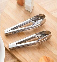 Stainless Steel Food Tongs Kitchen Buffet Cooking Tool Anti Heat BBQ Clip Clamp Barbecue5298968