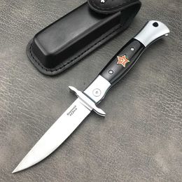 Coltello Russo Finka NKVD EDC Coltello da combattimento 440C Strumenti tattici da caccia con fodero Coltello pieghevole per esterni Coltello multiuso per autodifesa