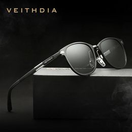 Sunglasses Veithdia Brand Sport Sunglasses Aluminium Eyeglasses Polarised Lens Vintage Eyewear Male Driving Sun Glasses for Men/women Vt6680