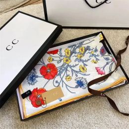 Scarves Woman Designer Silk Scarf Luxury Flower Letter Print Scarves Summer Headband Fashion Squares Shawl Ladies Beach Neck Scarfs Tote Bag Ribbon 2401084BF