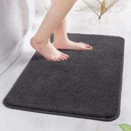 Carpets Cake Velvet Solid Colour Floor Mat Carpet Bathroom Entrance Absorbent And Non Slip Rug